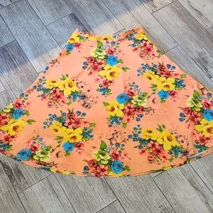 Rue 107 floral skirt